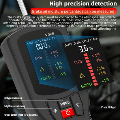 V066 Car Brake Fluid Detection Pen Moisture Tester - Electronic Test by buy2fix | Online Shopping UK | buy2fix