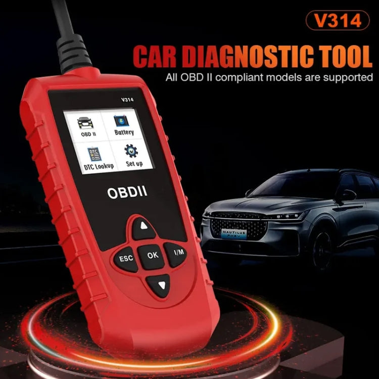 V314 Car OBD Diagnostic Instrument Fault Clear Code Reader - Electronic Test by buy2fix | Online Shopping UK | buy2fix