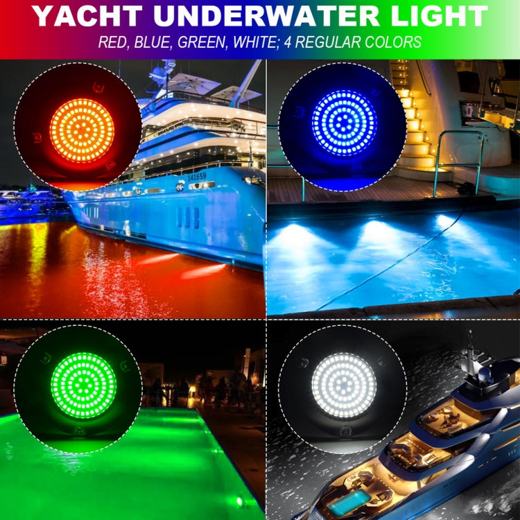 Ship / Yacht 10-30V 90LEDs Waterproof Stainless Steel Underwater Light (White Light) - Marine Accessories & Parts by buy2fix | Online Shopping UK | buy2fix