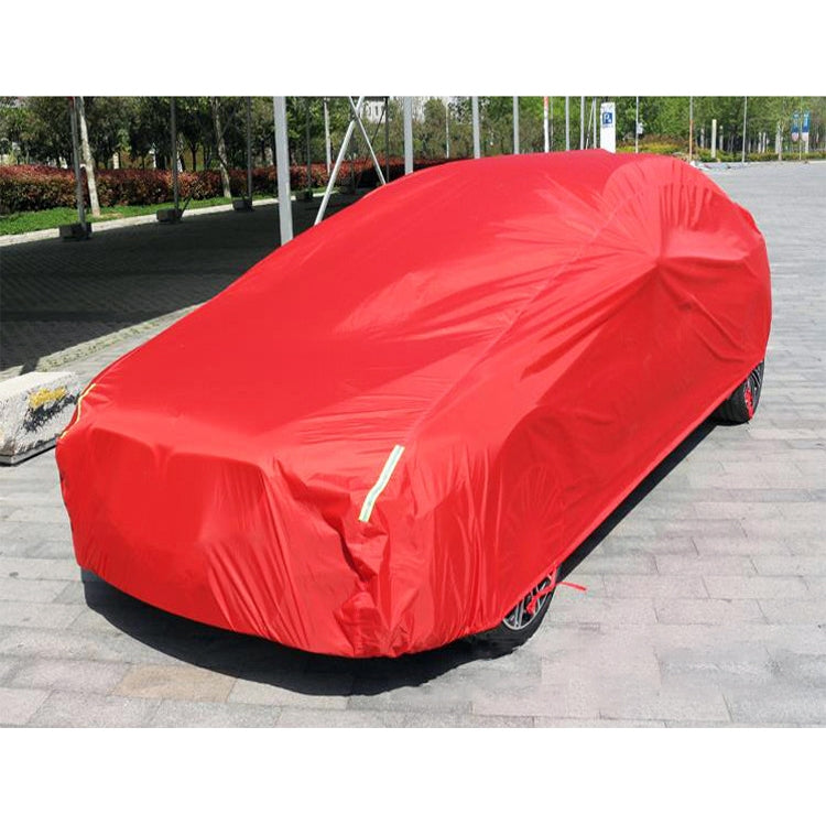 Sunscreen Insulated Rainproof Intelligent Automatic Remote Control Car Cover (Red) - PE Material by buy2fix | Online Shopping UK | buy2fix