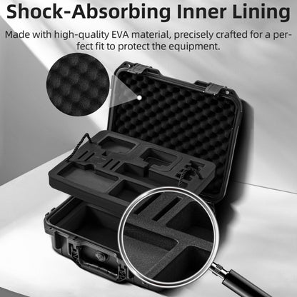 For DJI Osmo Action 5 Pro STARTRC Waterproof EVA ABS Dual-layer Suitcase Storage Box (Black) -  by STARTRC | Online Shopping UK | buy2fix