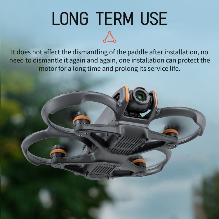 Fr DJI Avata 2 STARTRC Motor Protective Cover (Black+Orange) -  by STARTRC | Online Shopping UK | buy2fix