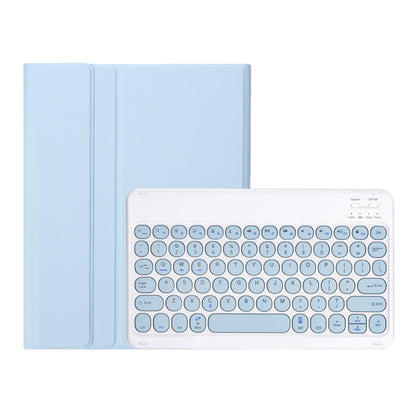 YT11B Detachable Candy Color Skin Feel Texture Round Keycap Bluetooth Keyboard Leather Case For iPad Pro 11 inch 2020 & 2018(White Ice) - For iPad Pro by buy2fix | Online Shopping UK | buy2fix