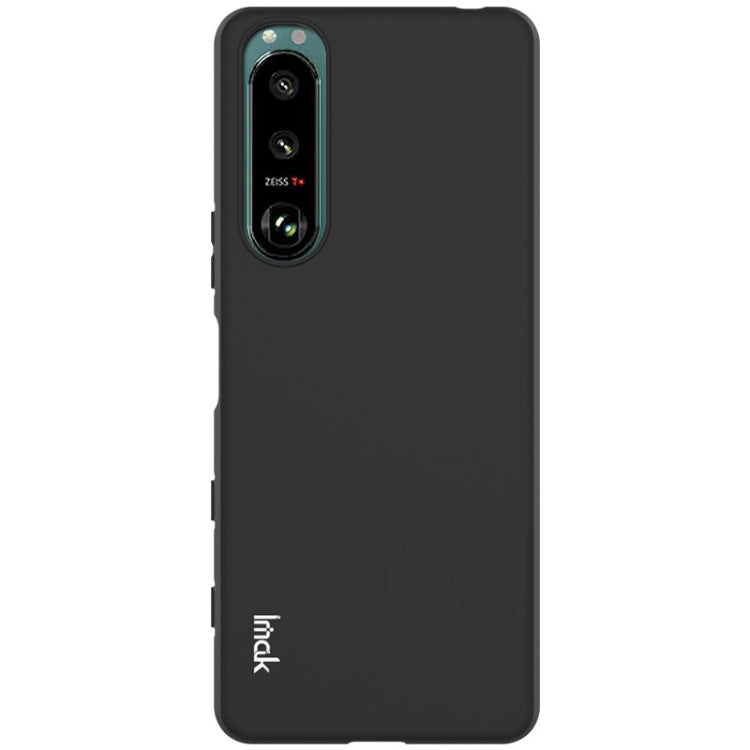 For Sony Xperia 5 III IMAK UC-3 Series Shockproof Frosted TPU Protective Case(Black) - Motorola Cases by imak | Online Shopping UK | buy2fix
