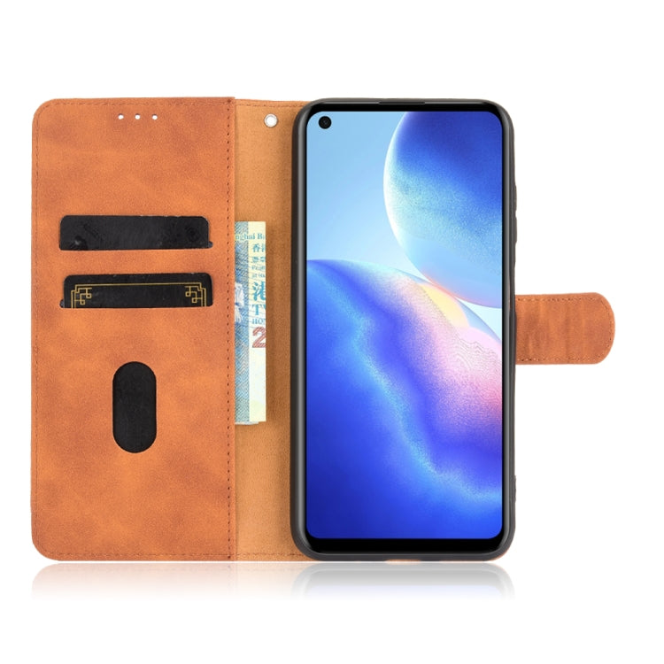 For Blackview A90 Solid Color Skin Feel Magnetic Buckle Horizontal Flip Calf Texture PU Leather Case with Holder & Card Slots & Wallet(Brown) - More Brand by buy2fix | Online Shopping UK | buy2fix