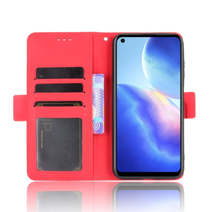 For Blackview A90 Skin Feel Calf Pattern Horizontal Flip Leather Case with Holder & Card Slots & Photo Frame(Red) - More Brand by buy2fix | Online Shopping UK | buy2fix