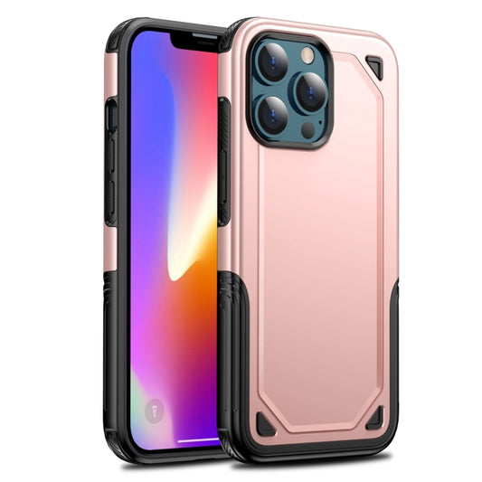 For iPhone 13 Pro Shockproof Rugged Armor Protective Case (Rose Gold) - iPhone 13 Pro Cases by buy2fix | Online Shopping UK | buy2fix