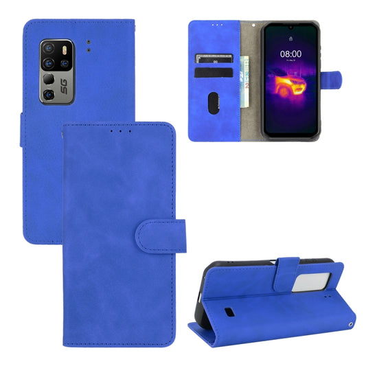 For Ulefone Armor 11T 5G Solid Color Skin Feel Magnetic Buckle Horizontal Flip Calf Texture PU Leather Case with Holder & Card Slots & Wallet(Blue) - Ulefone Cases by buy2fix | Online Shopping UK | buy2fix