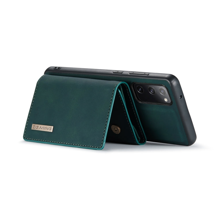 For Samsung Galaxy S20 FE DG.MING M1 Series 3-Fold Multi Card Wallet  Back Cover Shockproof Case with Holder Function(Green) - Galaxy S20 FE Cases by DG.MING | Online Shopping UK | buy2fix