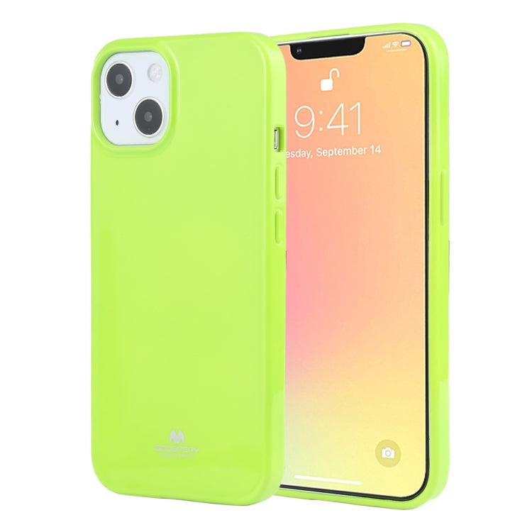 For iPhone 13 GOOSPERY JELLY Full Coverage Soft Case(Green) - iPhone 13 Cases by GOOSPERY | Online Shopping UK | buy2fix