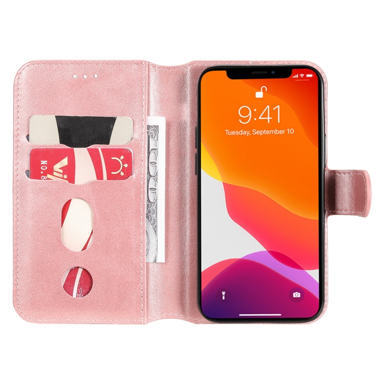 For iPhone 13 mini Classic Calf Texture PU + TPU Horizontal Flip Leather Case with Holder & Card Slots & Wallet (Rose Gold) - iPhone 13 mini Cases by buy2fix | Online Shopping UK | buy2fix