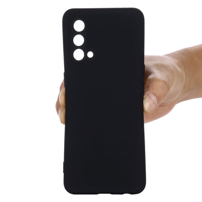 Pure Color Liquid Silicone Shockproof Full Coverage Case For OnePlus Nord CE 5G(Black) - OnePlus Cases by buy2fix | Online Shopping UK | buy2fix