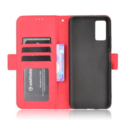 For ZTE Blade A71 Skin Feel Calf Pattern Horizontal Flip Leather Case with Holder & Card Slots & Photo Frame(Red) - ZTE Cases by buy2fix | Online Shopping UK | buy2fix