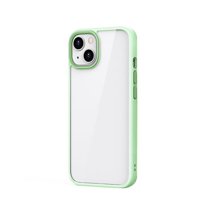 For iPhone 13 mini Ming Shield Hybrid Frosted Transparent PC + TPU Scratchproof Shockproof Case (Light Green) - iPhone 13 mini Cases by buy2fix | Online Shopping UK | buy2fix