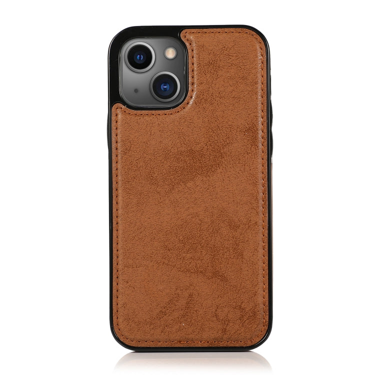 For iPhone 13 Pro Retro 2 in 1 Detachable Horizontal Flip Leather Case with Card Slots & Wallet (Brown) - iPhone 13 Pro Cases by buy2fix | Online Shopping UK | buy2fix