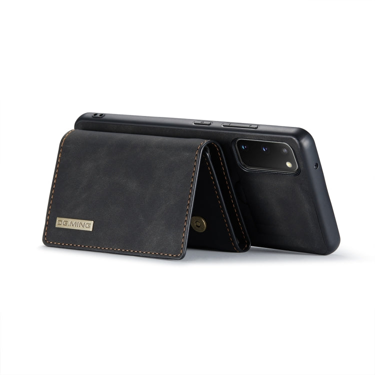 For Samsung Galaxy S20 DG.MING M1 Series 3-Fold Multi Card Wallet  Back Cover Shockproof Case with Holder Function(Black) - Galaxy Phone Cases by DG.MING | Online Shopping UK | buy2fix