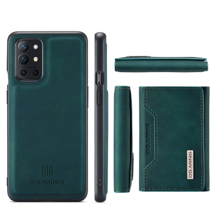 DG.MING M2 Series 3-Fold Multi Card Bag Back Cover Shockproof Case with Wallet & Holder Function For OnePlus 9R(Green) - OnePlus Cases by DG.MING | Online Shopping UK | buy2fix