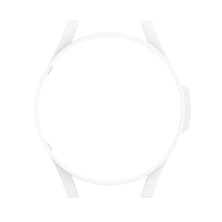 For Samsung Galaxy Watch4 Classic 42mm Half Coverage Hollowed PC Protective Case(White) - Watch Cases by buy2fix | Online Shopping UK | buy2fix