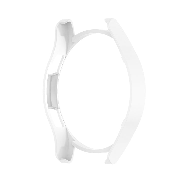 For Samsung Galaxy Watch4 40mm Half Coverage Hollowed PC Protective Case(White) - Watch Cases by buy2fix | Online Shopping UK | buy2fix
