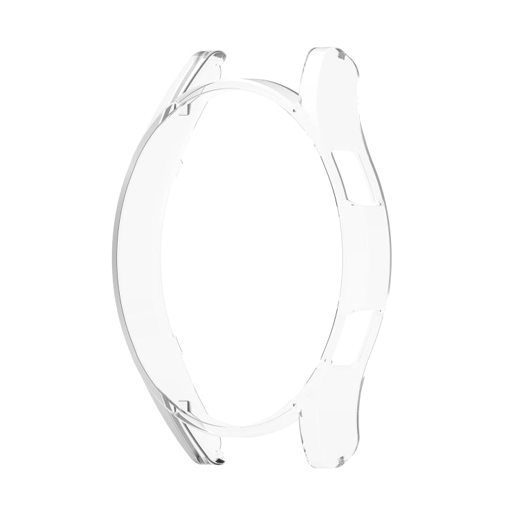 For Samsung Galaxy Watch4 40mm Half Coverage Hollowed PC Protective Case(Transparent White) - Watch Cases by buy2fix | Online Shopping UK | buy2fix