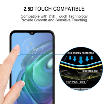 For Motorola Moto G10 Power Full Glue Full Cover Screen Protector Tempered Glass Film - Motorola Tempered Glass by buy2fix | Online Shopping UK | buy2fix