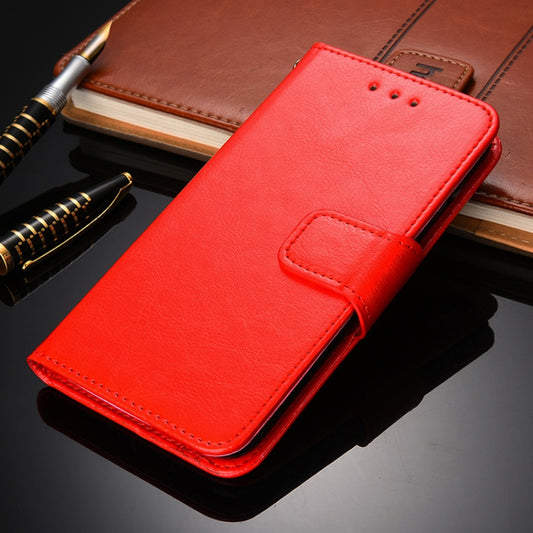 For iPhone 13 Pro Crystal Texture Horizontal Flip Leather Case with Holder & Card Slots & Wallet (Red) - iPhone 13 Pro Cases by buy2fix | Online Shopping UK | buy2fix