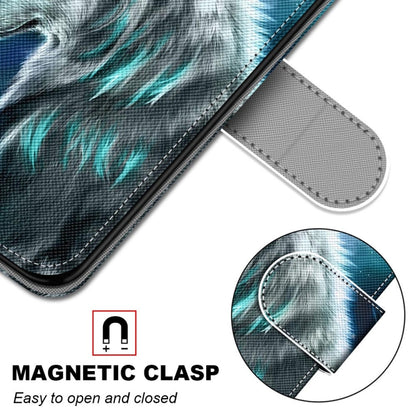 For OPPO A54 5G / A74 5G / A93 5G / A93s 5G Coloured Drawing Cross Texture Horizontal Flip PU Leather Case with Holder & Card Slots & Wallet & Lanyard(Pensive Wolf) - OPPO Cases by buy2fix | Online Shopping UK | buy2fix