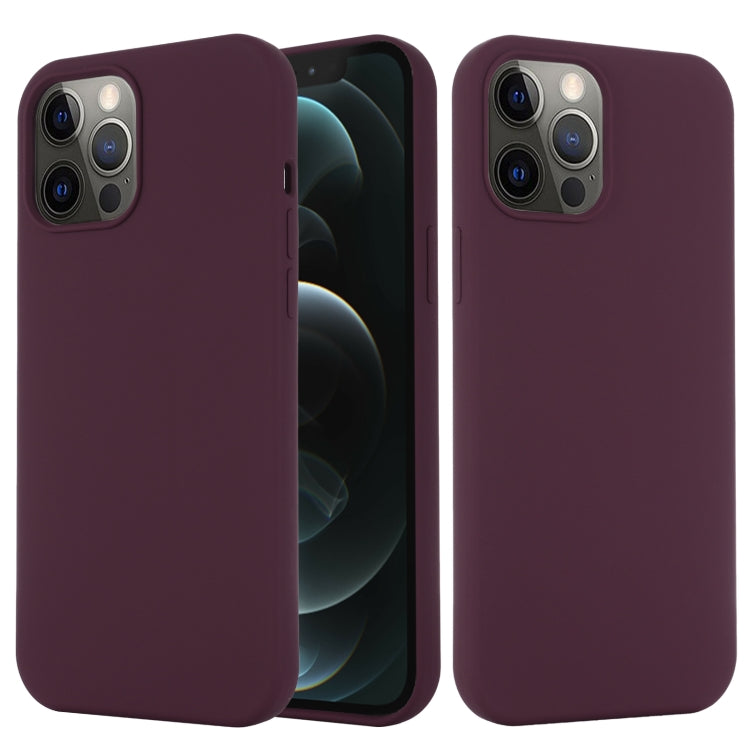 For iPhone 13 Pro Shockproof Silicone Magnetic Magsafe Case (Plum Color) - iPhone 13 Pro Cases by buy2fix | Online Shopping UK | buy2fix