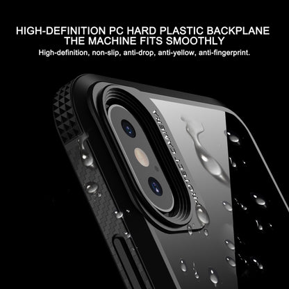 For iPhone XR MG Series Carbon Fiber TPU + Clear PC Four-corner Airbag Shockproof Case(Orange) - More iPhone Cases by buy2fix | Online Shopping UK | buy2fix