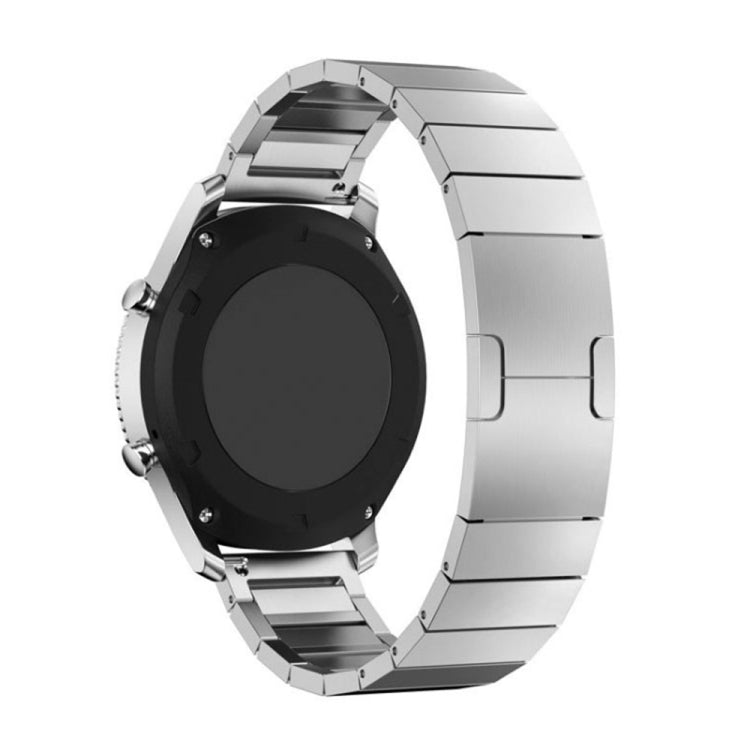 For Huawei GT3 46mm Watch One-bead Steel Original Buckle Watch Band,Width 22mm (Silver) - Watch Bands by buy2fix | Online Shopping UK | buy2fix