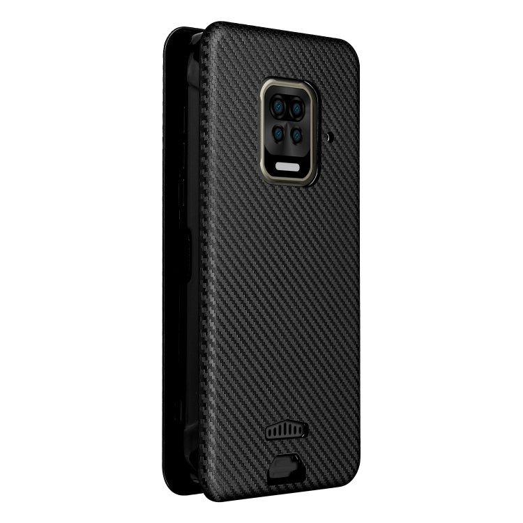 For Doogee S59 / S59 Pro Carbon Fiber Texture Horizontal Flip TPU + PC + PU Leather Case with Card Slot(Black) - More Brand by buy2fix | Online Shopping UK | buy2fix