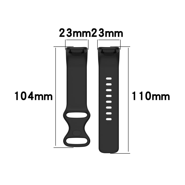 For Fitbit Charge 5 Silicone Watch Band, Size:S(Sand Pink) - Watch Bands by buy2fix | Online Shopping UK | buy2fix