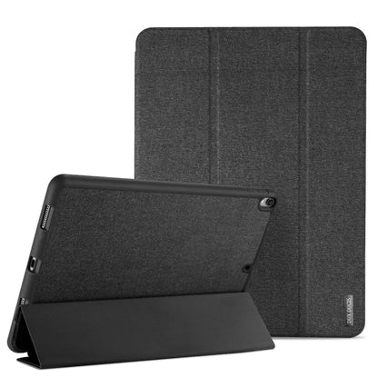 DUX DUCIS Domo Series Horizontal Flip Magnetic TPU + PU Leather Tablet Case with Three-folding Holder & Pen Slot For iPad Pro 12.9 inch 2017(Black) - iPad Pro 12.9 inch Cases by DUX DUCIS | Online Shopping UK | buy2fix