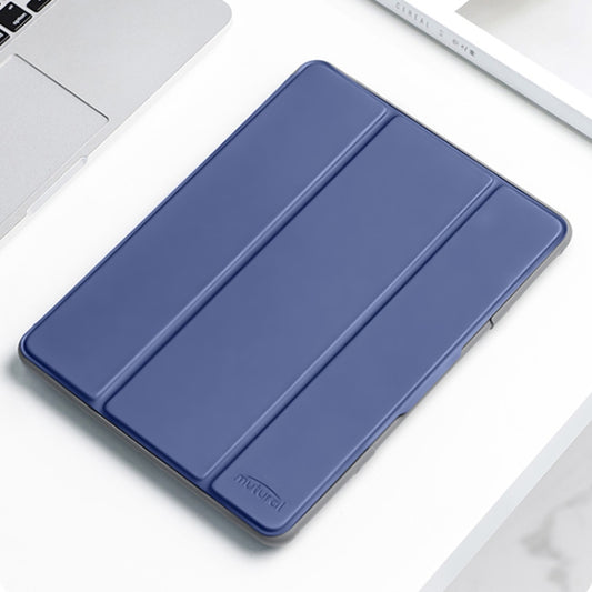 For iPad mini 6 / mini 2024 Mutural Horizontal Flip Tablet Case with Holder & Pen Slot(Dark Blue) - iPad mini 6 Cases by Mutural | Online Shopping UK | buy2fix