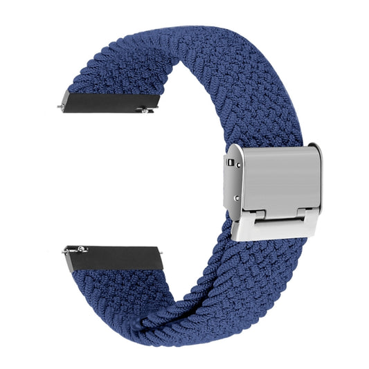 22mm Universal Metal Buckle Nylon Braided Watch Band(Tehran) - 22mm Bands by buy2fix | Online Shopping UK | buy2fix