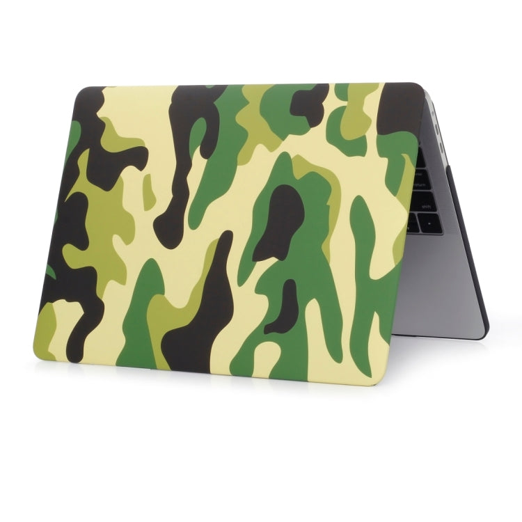 Camouflage Pattern Laptop Water Decals PC Protective Case For MacBook Pro 16 inch A2141(Green Camouflage) - MacBook Pro Cases by buy2fix | Online Shopping UK | buy2fix