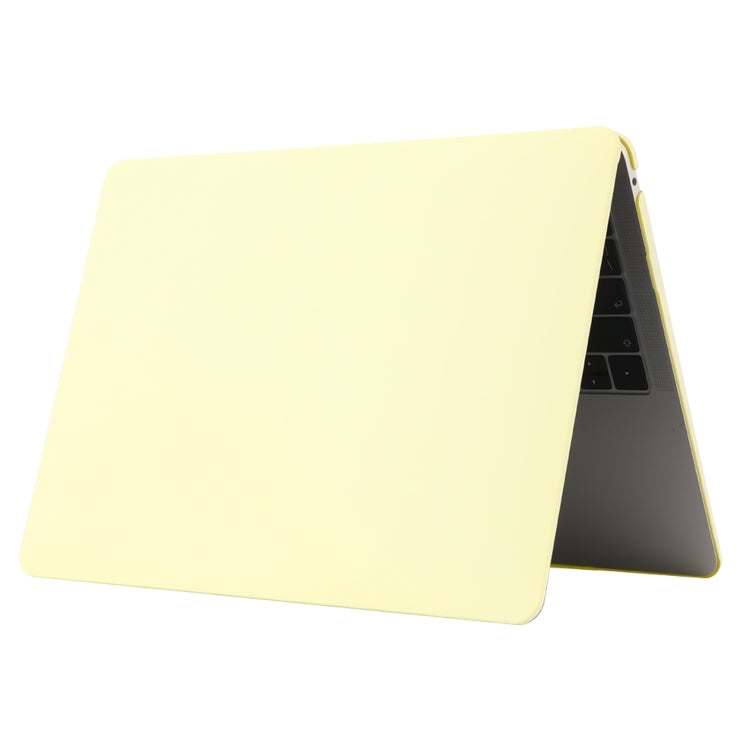 Cream Style Laptop Plastic Protective Case For MacBook Pro 16.2 inch A2485 2021(Cream Yellow) - MacBook Pro Cases by buy2fix | Online Shopping UK | buy2fix