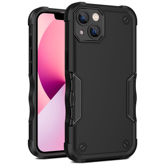 For iPhone 13 Non-slip Armor Phone Case(Black) - iPhone 13 Cases by buy2fix | Online Shopping UK | buy2fix