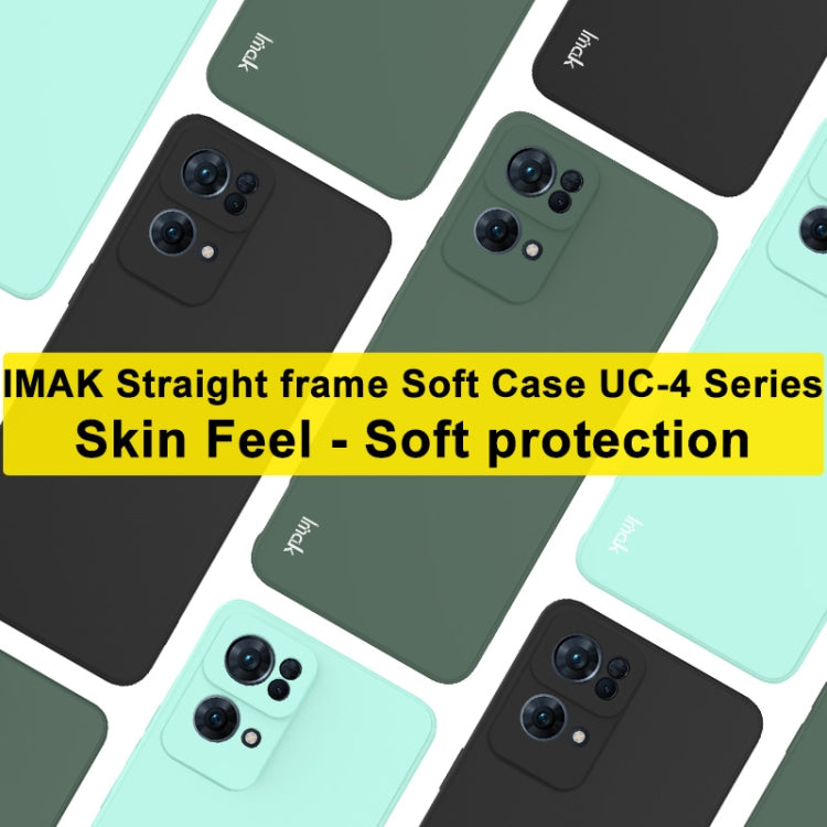 For OPPO Reno7 Pro 5G imak UC-4 Series Straight Edge TPU Soft Protective Case(Light Cyan) - OPPO Cases by imak | Online Shopping UK | buy2fix