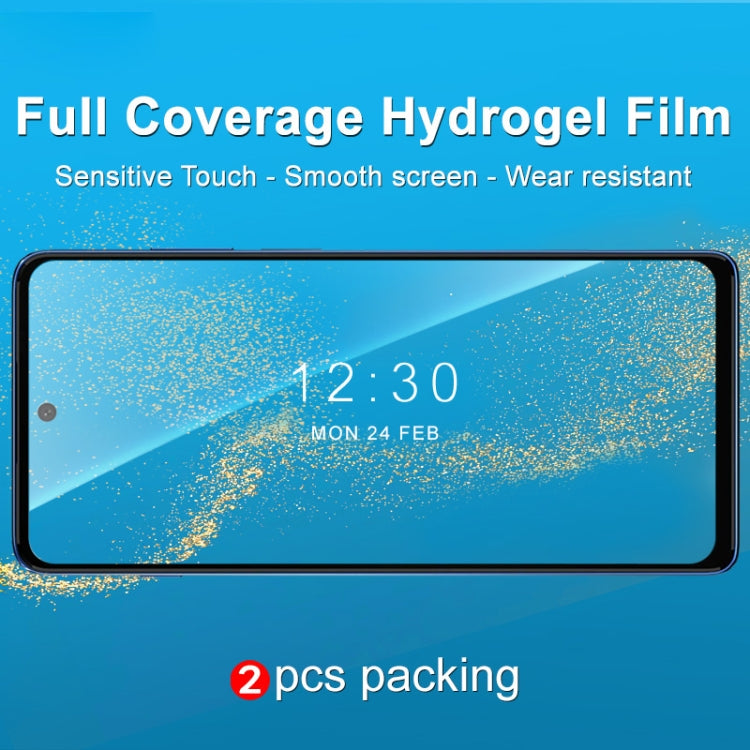 2 PCS imak Curved Full Screen Hydrogel Film Front Protector For Motorola Moto G200 5G - Motorola Tempered Glass by imak | Online Shopping UK | buy2fix