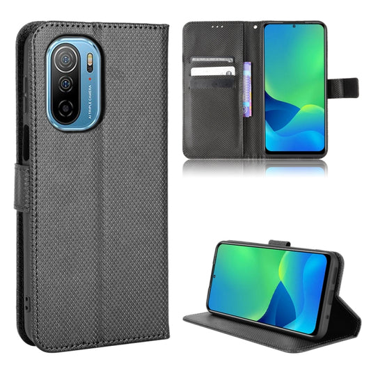 For Ulefone Note 13P Diamond Texture Leather Phone Case(Black) - Ulefone Cases by buy2fix | Online Shopping UK | buy2fix