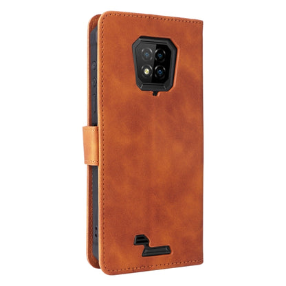 For Ulefone Armor 8 Skin Feel Magnetic Buckle Calf Texture Leather Phone Case(Brown) - Ulefone Cases by buy2fix | Online Shopping UK | buy2fix