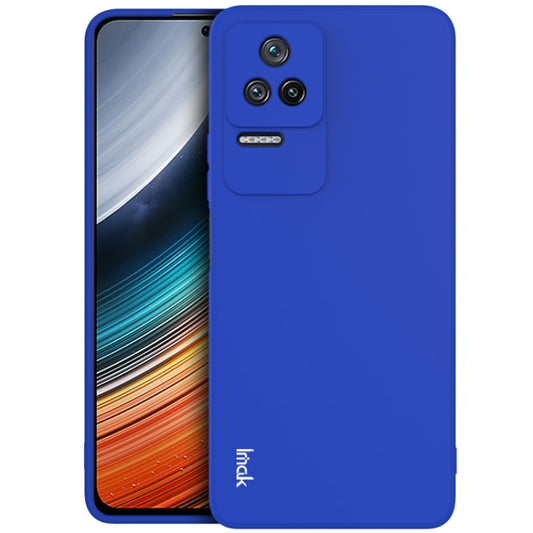 For Xiaomi Redmi K40S 5G IMAK UC-4 Series Straight Edge TPU Soft Phone Case(Blue) - Xiaomi Cases by imak | Online Shopping UK | buy2fix