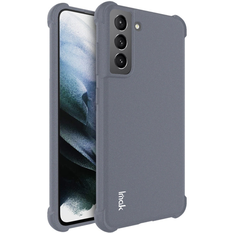 For Samsung Galaxy S21 FE 5G IMAK All-inclusive Shockproof Airbag TPU Case (Matte Grey) - Galaxy Phone Cases by imak | Online Shopping UK | buy2fix