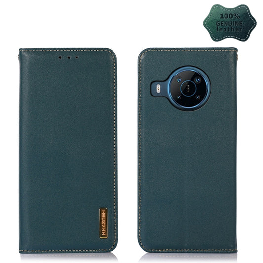 For Nokia X100 KHAZNEH Nappa Top Layer Cowhide Leather Phone Case(Green) - Nokia Cases by buy2fix | Online Shopping UK | buy2fix