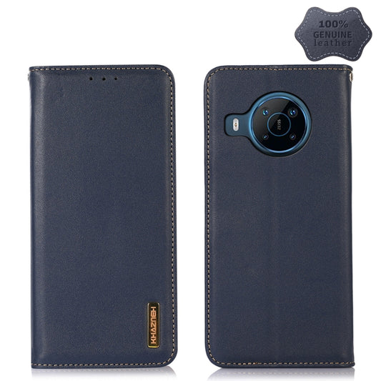 For Nokia X100 KHAZNEH Nappa Top Layer Cowhide Leather Phone Case(Blue) - Nokia Cases by buy2fix | Online Shopping UK | buy2fix