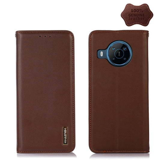 For Nokia X100 KHAZNEH Nappa Top Layer Cowhide Leather Phone Case(Brown) - Nokia Cases by buy2fix | Online Shopping UK | buy2fix