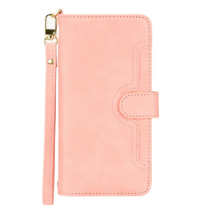 For Doogee X96 Pro Litchi Texture Zipper Leather Phone Case(Pink) - Doogee Cases by buy2fix | Online Shopping UK | buy2fix