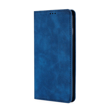 For Blackview A55 Skin Feel Magnetic Horizontal Flip Leather Phone Case(Blue) - More Brand by buy2fix | Online Shopping UK | buy2fix