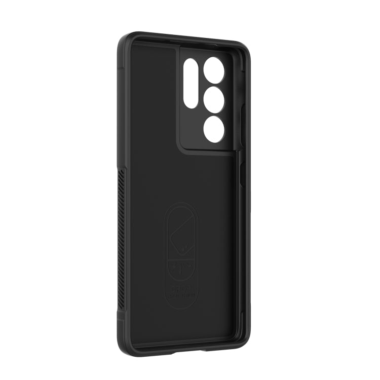 For Samsung Galaxy S21 Ultra  5G Magic Shield TPU + Flannel Phone Case(Black) - Galaxy S21 Ultra 5G Cases by buy2fix | Online Shopping UK | buy2fix